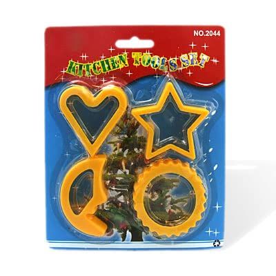 Ruilogod Kitchen Cake Yellow Star Heart Moon Circle Shape Model Set (id: ac7 92e d9c d9c 18e