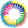 Meirrnyyu 24 Pcs 4inch Ice Cream Foam Ball Launcher,Mini Ice Cream Cone Shooter Toys for Kids,Children,Carnival Prize,Party Favors view 1