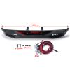 RC-Hub Metal Front Rear Bumper with LED Light for 1/6 Axial SCX6 AXI05000 JLU RC Crawler Car (Rear) view 4