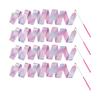 INOOMP 4pcs Sparkling Glitter Dance Ribbons for Boy Girl Gymnastics Streamers Handles for Dance Classes and Artistic Activities view 1