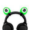 BeamTeam3D Frog Eye Headphone Attachments - Adorable Frog Eyes with Self Fasteners - Frog Headset Attachment for Gamers and Streamers view 1