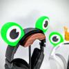BeamTeam3D Frog Eye Headphone Attachments - Adorable Frog Eyes with Self Fasteners - Frog Headset Attachment for Gamers and Streamers view 3