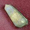 26mm x 12mm Kite Heptagon Shield Doublet Pyrite Quartz Gemstone Gem Stone 5878 view 2