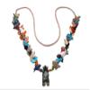 Standing Bear Assorted Figures Carved Asst'd Stone 30 Inch Fetish Necklace FN46 view 1
