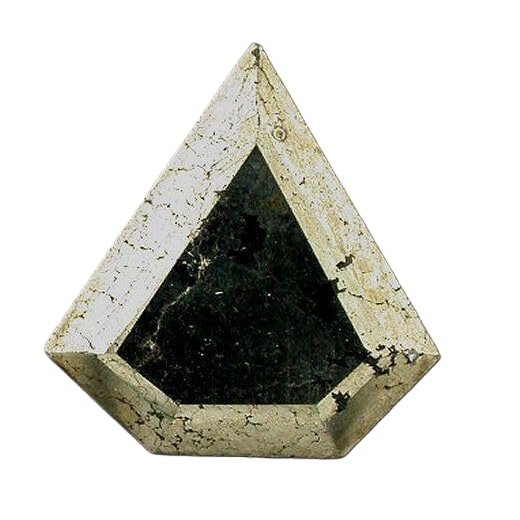 15mm To 15.5mm x 12.8mm to 13.3mm Kite Facet Faceted Pyrite Gem Gemstone ES5957