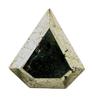 15mm To 15.5mm x 12.8mm to 13.3mm Kite Facet Faceted Pyrite Gem Gemstone ES5957 view 1