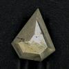 15mm To 15.5mm x 12.8mm to 13.3mm Kite Facet Faceted Pyrite Gem Gemstone ES5957 view 2