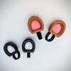BeamTeam3D Bear Ears for Headphones - Adorable Brown and Panda Bear Headphones Attachment in Various Colors with Self Fastener - Bear Ears for Gamers and Streamers (Brown/Pink) view 3