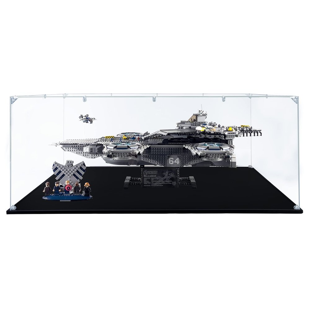 SONGLECTION Acrylic Display Case for The Shield Helicarrier #76042, Dustproof Display Case (Case Only)