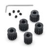32P Metal Steel Gear Set 5mm Hole 13T 14T 15T 16T 17T Gear with Hex Key Screwdriver Hardened Motor Pinion Gear for Traxxas Arrma HSP HPI AXIAL Tamiya Losi 1/8 RC Car(5Pack) view 1