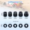 32P Metal Steel Gear Set 5mm Hole 13T 14T 15T 16T 17T Gear with Hex Key Screwdriver Hardened Motor Pinion Gear for Traxxas Arrma HSP HPI AXIAL Tamiya Losi 1/8 RC Car(5Pack) view 2