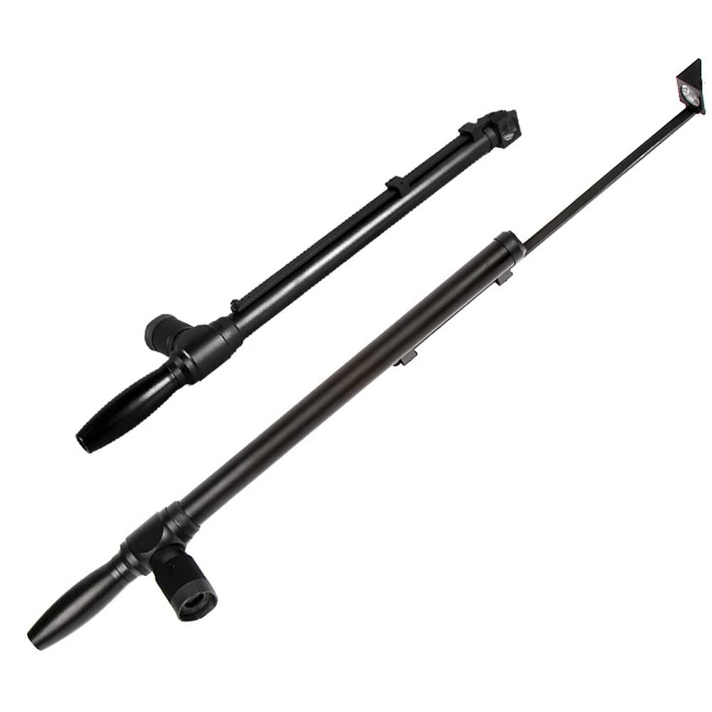 HYHMJ Aluminum Periscope, 5x20 Magnification Lightweight Periscope, Adjustable 16 to 27-inch Height,Black,43~70CM/16.8~28INH