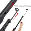 HYHMJ Aluminum Periscope, 5x20 Magnification Lightweight Periscope, Adjustable 16 to 27-inch Height,Black,43~70CM/16.8~28INH view 4