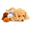 5 Pieces Dog Stuffed Animals for Girls,1 Mommy Dog with 4 Babies,Puppy Stuffed Animals Gifts for Girls 3 4 5 6 7 8 9 Years,Soft Plush Toys for Kids Christmas,Valentine's,Birthday,Children's Day view 1