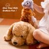 5 Pieces Dog Stuffed Animals for Girls,1 Mommy Dog with 4 Babies,Puppy Stuffed Animals Gifts for Girls 3 4 5 6 7 8 9 Years,Soft Plush Toys for Kids Christmas,Valentine's,Birthday,Children's Day view 3