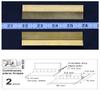 Mini World MW0025-1/32, 1/48, 1/72, Continuous Piano Hinges (2 Pieces) New view 3