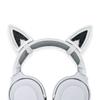 BeamTeam3D Fox Ears for Headphones - Adorable Foxy Headphones Attachment in Various Colors with Hidden Self Fastener - Fox Ears for Gamers and Streamers (Set of 2) (White/Sparkle Black) view 1