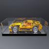 LXLIGHTS Acrylic Display Case Showcase, Black Plastic Base Transparent Acrylic Dustproof Protection Box for Collectibles Display, Building Model Showcase, Customizable view 2