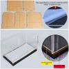 LXLIGHTS Acrylic Display Case Showcase, Black Plastic Base Transparent Acrylic Dustproof Protection Box for Collectibles Display, Building Model Showcase, Customizable view 4