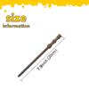 Wizard Theme Party Favors - Wand Pencils, Wizard Glasses with Round Frame No Lenses for Kid Student Magic Birthday Gift, School Party Supplies ,Halloween Decor,12pcs each view 3