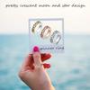 LuckyAmor Anxiety Ring for Women Spinner Rings:Rotating Rings Stainless Steel 6mm Moon Star Anxiety for Men Band Jewelry Gift for Women Size 6 7 8 9 10 view 2