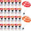Jerify 48 Sets Mini Astronaut Paratroopers with Parachutes Flying Toy Space Party Favors Astronaut Goodie Bag Stuffers Need Assembly Required Flying Gifts for Boys Outdoor view 1