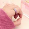 LuckyAmor Anxiety Ring for Women Spinner Rings:Rotating Rings Stainless Steel 6mm Moon Star Anxiety for Men Band Jewelry Gift for Women Size 6 7 8 9 10 view 3
