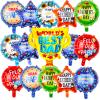 15Pcs Happy Fathers Day Balloons Party Decorations, 18 inch Feliz Dia PaPa Foil Balloons, Worlds Best Dad Balloons for Father's Day Party Birthday Decorations Supplies view 1