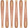 Sotiff 6 Pcs Inflatable Baseball Bat Blow up Baseball Ball Sports Themed Inflatable Bat Blow up Party Favors Summer Beach for Birthday Carnival (29.53 Inches,Wood) view 1