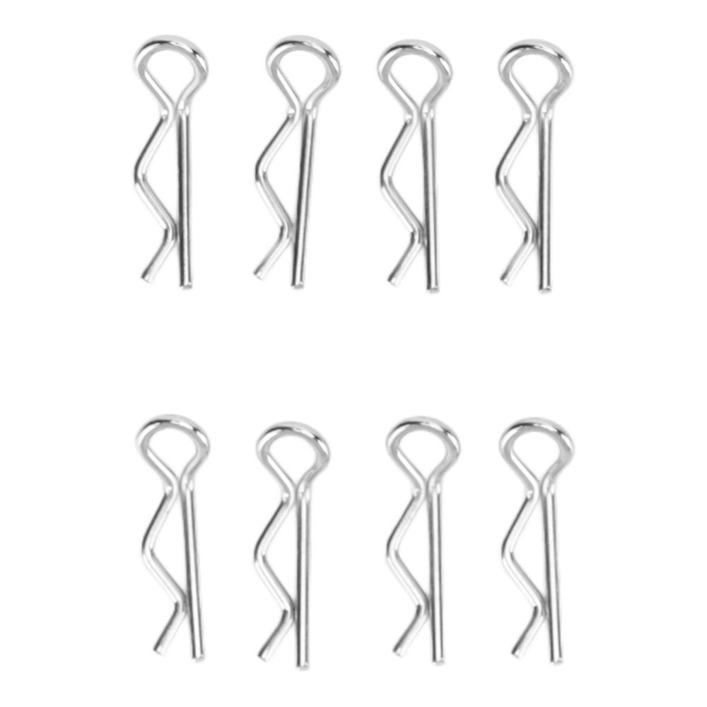 RC Car R Clips, RC Body Clips Pins Replacement 8Pcs Stainless Steel for 1/14 Remote Control Car