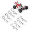 RC Car R Clips, RC Body Clips Pins Replacement 8Pcs Stainless Steel for 1/14 Remote Control Car view 3
