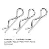 RC Car R Clips, RC Body Clips Pins Replacement 8Pcs Stainless Steel for 1/14 Remote Control Car view 4
