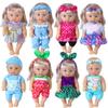 WONDOLL 19Pcs 8-10-inch-Doll-Clothes-Accessories Baby-Doll-Clothes Costumes Outfits Christmas Birthday Gift for Little Girl view 1