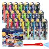 EODVICS Invisible Ink Pens, 28 Pack Spy Pen Invisible Disappearing Ink Pen with UV Light, Upgrade Exquisite Packaging Magic Pen for Secret Message, Birthday Party, and Kids Halloween Goodies Bags Toy view 1