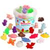 Mochi Squishy Toys, 24 pcs Dinasaur Squishy Animal Party Favors for Kids Classroom Prize Stress Relief Squishies Bulk Gift for Birthday Pinata Goodie Bag Filler Christmas Stocking Stuffers Easter view 1