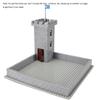 Feleph 260 Pieces Masonry Profile Bricks Set Building Blocks for Wall Parts and Pieces Diverse Bulk Toy Kit Compatible with Major Brands (Gray) view 3