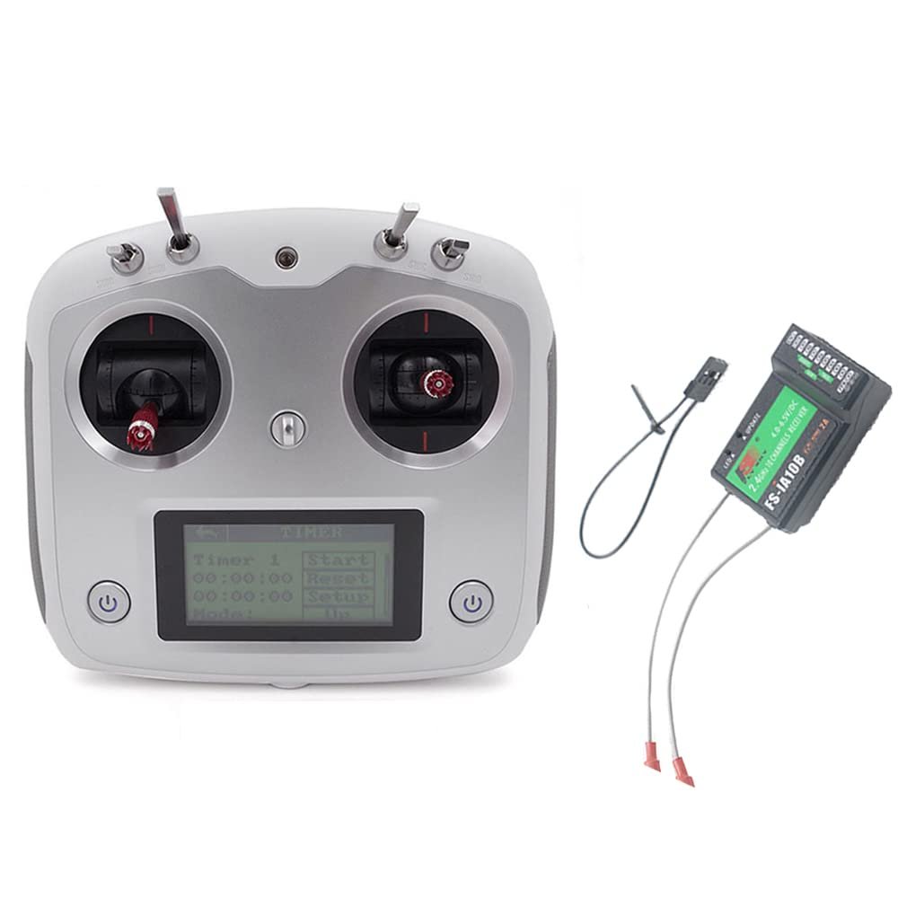 10Channels Remote Control 2.4G Hz Flysky I6S Transmitter Radio System Ia10B Receiver Rc Truck Airplane Excavator Loader