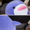 COSGOO 12.9 Inch Soft Purple Shark Plush Hugging Pillow - Cute Shark Stuffed Animal Plushie for Kids view 2