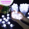 Sosation 100 Pcs Mardi Gras Light up Ring LED Flashing Ring Carnival Throws Party Favors Glow in the Dark Bumpy Jelly Finger Blinking for Kids Carnival Party Supplies(Clear) view 2