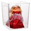 Better Display Cases Clear Acrylic Figure Display Case for Figurine Miniature Doll Bobblehead , Doll Stands (Vertical or Horizontal) Display Box ,DIM: 5.5" L x 5.5" W x 13.25" H (D02/A017-CBWM) view 1
