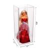 Better Display Cases Clear Acrylic Figure Display Case for Figurine Miniature Doll Bobblehead , Doll Stands (Vertical or Horizontal) Display Box ,DIM: 5.5" L x 5.5" W x 13.25" H (D02/A017-CBWM) view 2