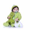6Pcs Babyfere Reborn Baby Doll Clothes 22 inch Green Dinosaur Clothes for 17-22 inch Reborn Newborn Doll Clothing view 2