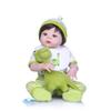 6Pcs Babyfere Reborn Baby Doll Clothes 22 inch Green Dinosaur Clothes for 17-22 inch Reborn Newborn Doll Clothing view 3