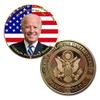 46th President of The U.S. United States | Joseph Robinette Biden | Build Back Better | Gold Plated Colorized Printed Challenge Coin view 1