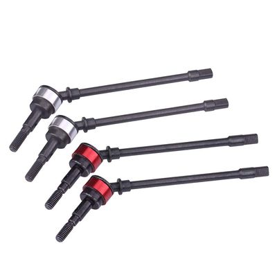 4 Pcs RC Car Drive Shaft,plplaaoo Remote Control Model Accessory Parts Hard Steel Front Axle Drive Shaft for SCX10 RC Car,, RC Car Drive Shaft Front Drive Shaft CVD Drive Shaft Front CVD Drive Sh
