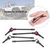 4 Pcs RC Car Drive Shaft,plplaaoo Remote Control Model Accessory Parts Hard Steel Front Axle Drive Shaft for SCX10 RC Car,, RC Car Drive Shaft Front Drive Shaft CVD Drive Shaft Front CVD Drive Sh view 4