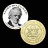 15th President of The U.S. United States 1857-1861 | James Buchanan | Gold Plated Printed Challenge Coin view 1