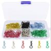 HOPLEX 130pcs Universal RC Body Clips Car Clips Steel R Clips for All 1/10 1/12 Scale Redcat HPI Himoto HSP Exceed RC Car Parts Truck Buggy Shell Replacement view 1