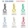 HOPLEX 130pcs Universal RC Body Clips Car Clips Steel R Clips for All 1/10 1/12 Scale Redcat HPI Himoto HSP Exceed RC Car Parts Truck Buggy Shell Replacement view 3