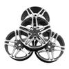 ShareGoo Metal Wheel Rims RC 12mm Hex Hubs 1/10 RC Drift On-Road Racing Touring Wheel Rim Compatible with HSP Tamiya Kyosho RedCat Sakura WLtoys Universal 1/10 RC Scales,5-Spoke (Black) view 3